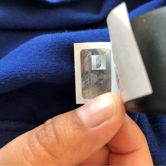 The North Face novelty fleece lined glacier pullover, royal blue, medium - Picture 11 of 11